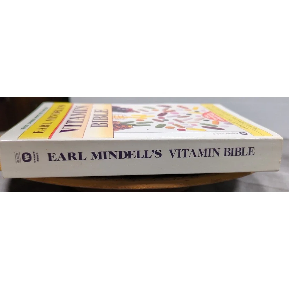 1991 Earl Mindell's Vitamin‎ Bible Vintage Warner Books Paperback